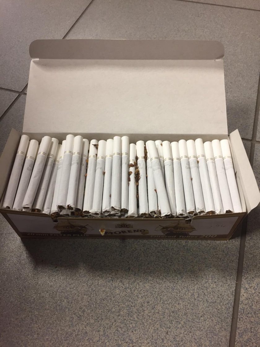 иззеха 400 къса незаконни цигари столипиново