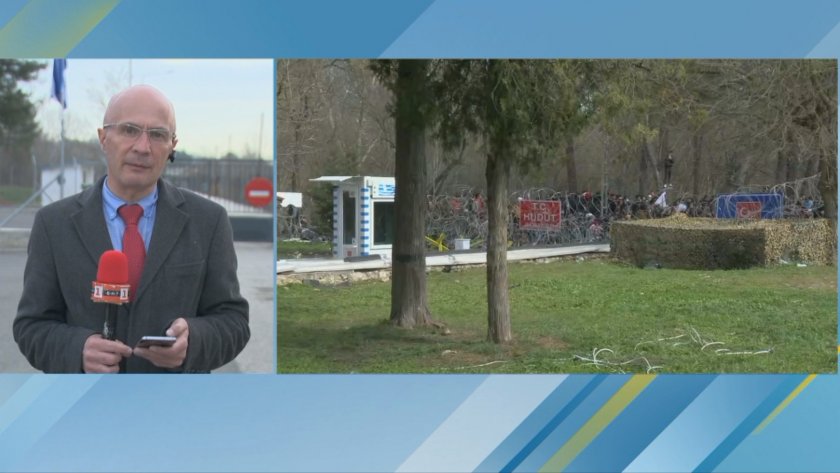 От нашите пратеници: Около 2000 мигранти са опитали да преминат от Турция в Гърция