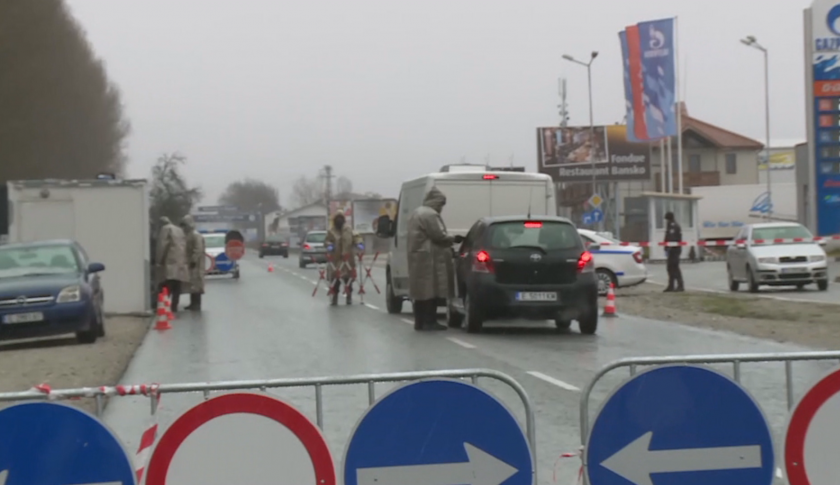 Спокойно е на входовете на Банско