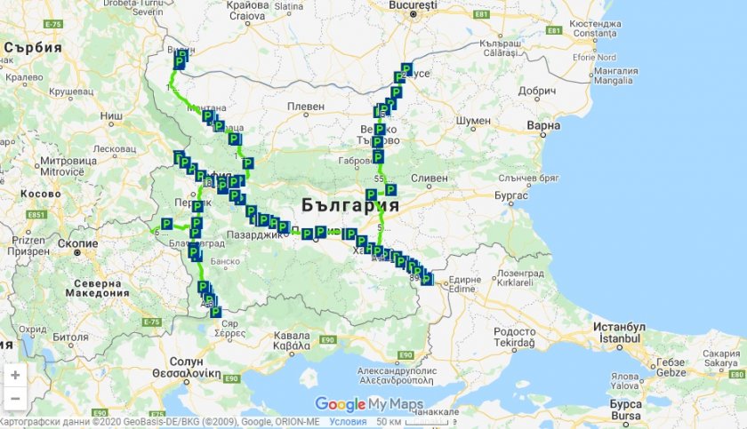 апи пусна интерактивна карта зелените коридори българия