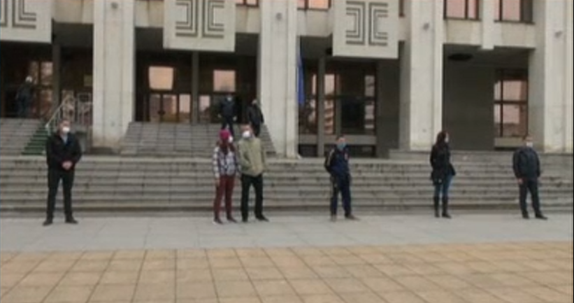 Мълчаливо бдение в памет на Милен Цветков в Бургас