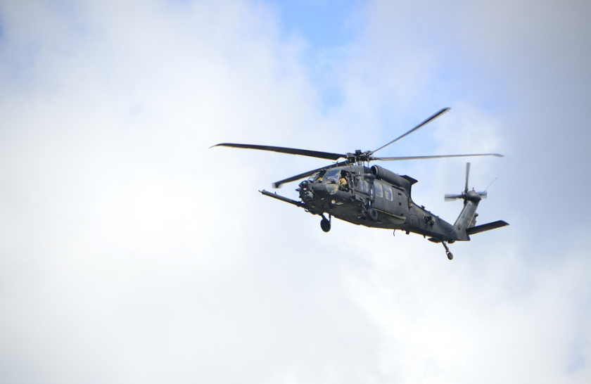 военен хеликоптер разби карибите