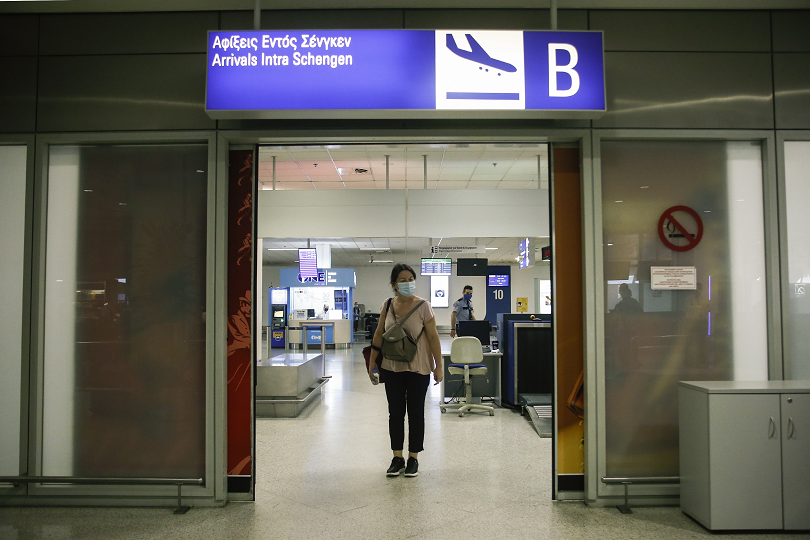 спад пътниците гръцките летища