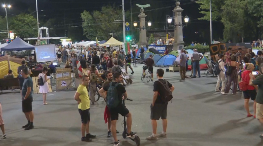 Спокойно премина 54-тата вечер на протест в София