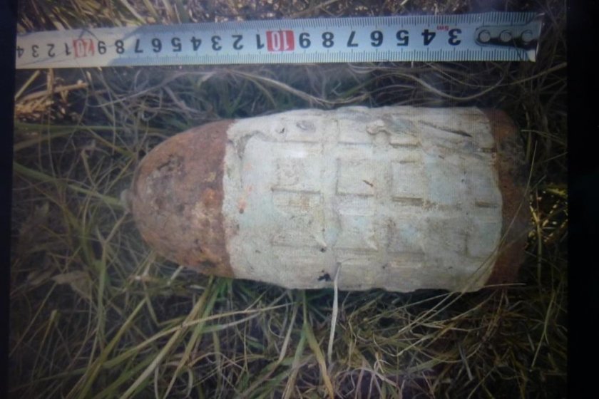 военнослужещи унищожиха невзривен боеприпас кардам