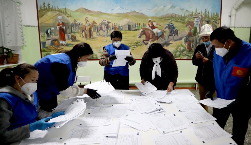 признаха парламентарните избори киргизстан невалидни