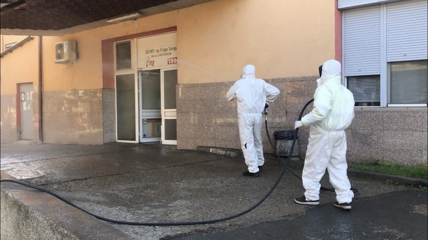 Дезинфекцират два квартала в Казанлък