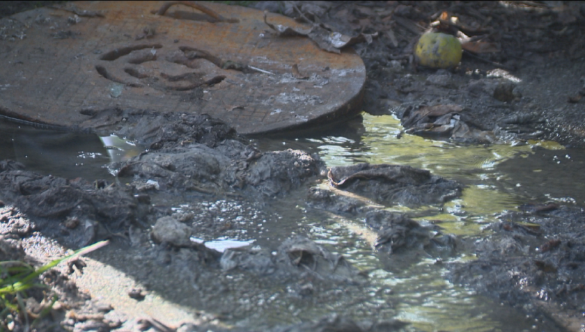 Отпадни води: Незаконен канал се излива в двор на къща в София