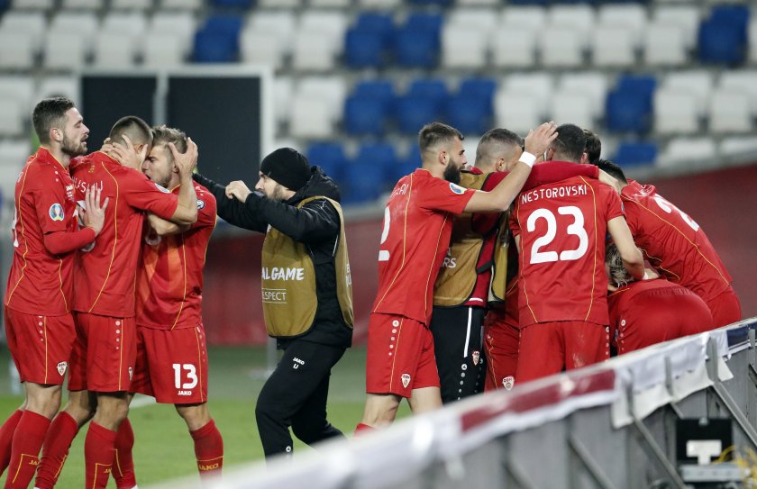 първи път историята македония класира европейското футбол