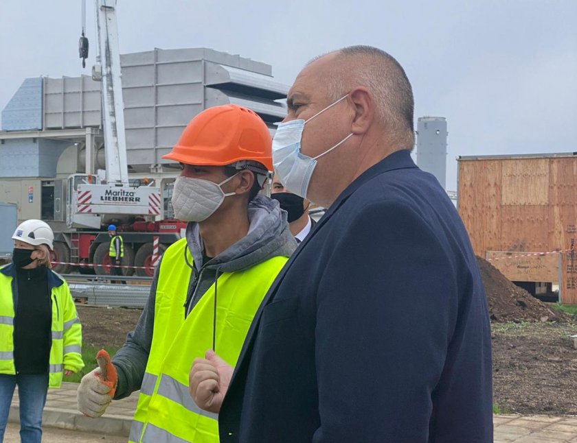 Борисов инспектира площадката на газова станция "Расово", част от "Балкански поток"
