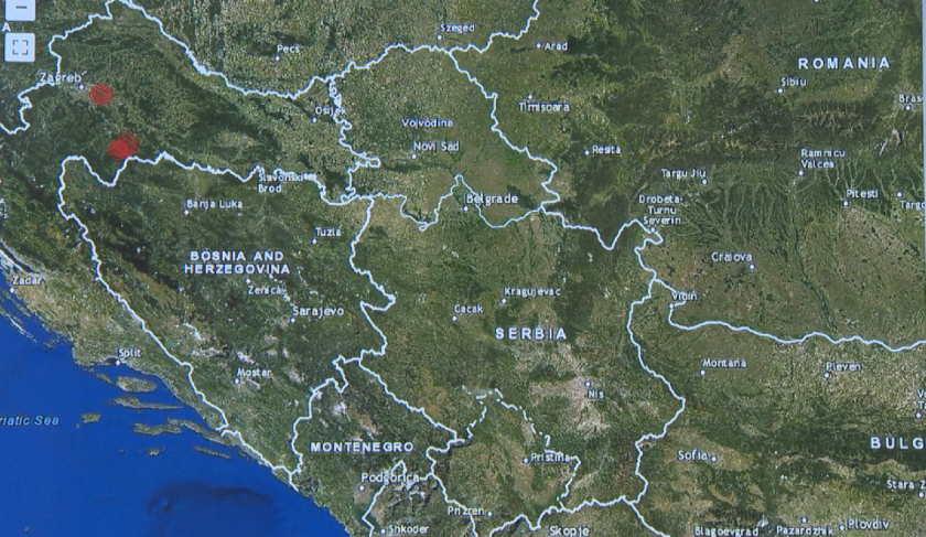 Трусът в Хърватия не е усетен у нас