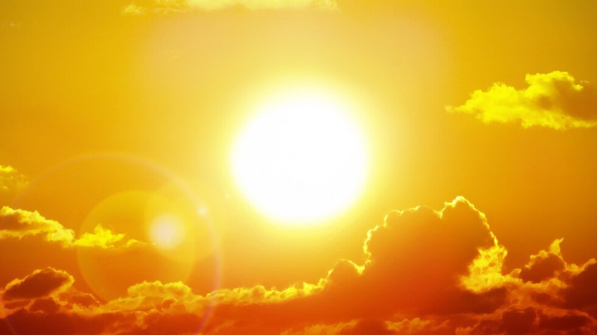 лятото подрани слънце максимални температури градуса