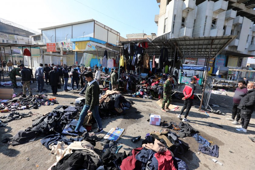 близо убити ранени атентат пазар багдад