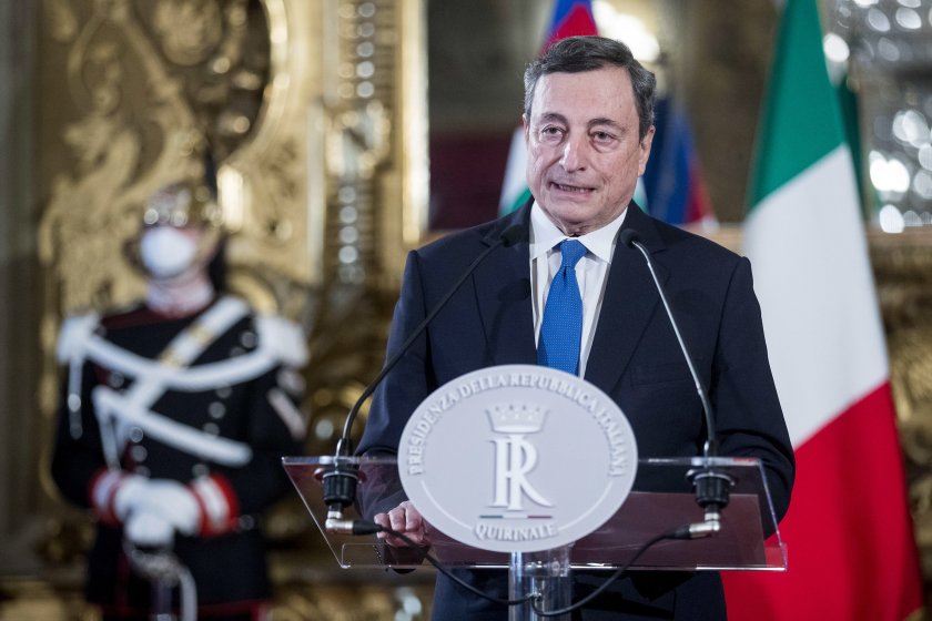 марио драги мандат състави правителство италия