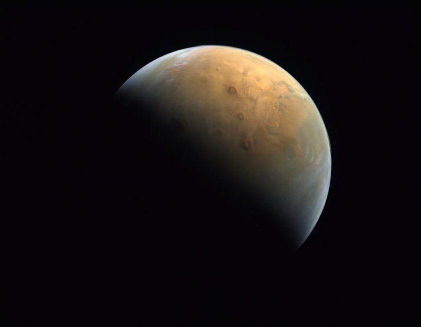 сондата оае изпрати първото изображение марс