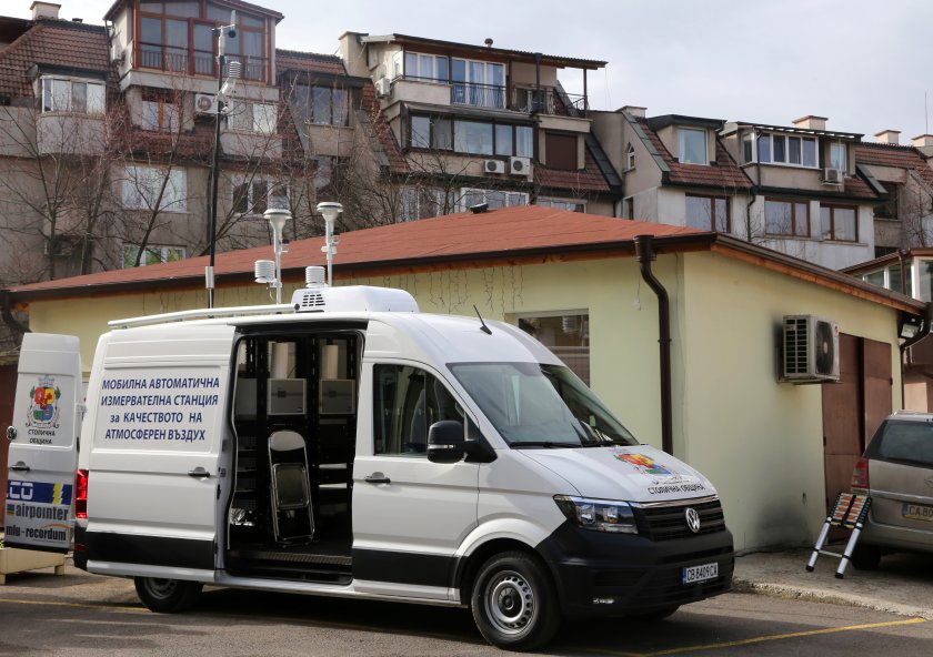Мобилна станция ще измерва 24 часа качеството на въздуха в София