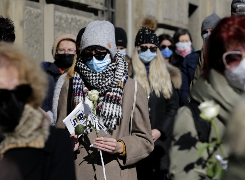 Здравни работници протестираха в Белград