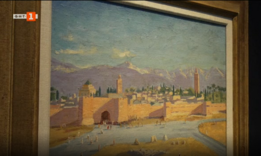 Анджелина Джоли продава на търг картина на Чърчил