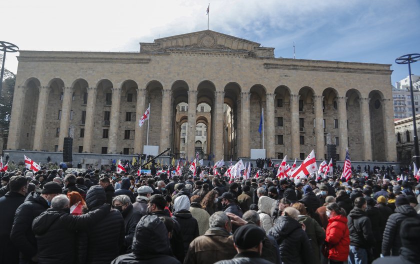 протести тбилиси подкрепа депутат