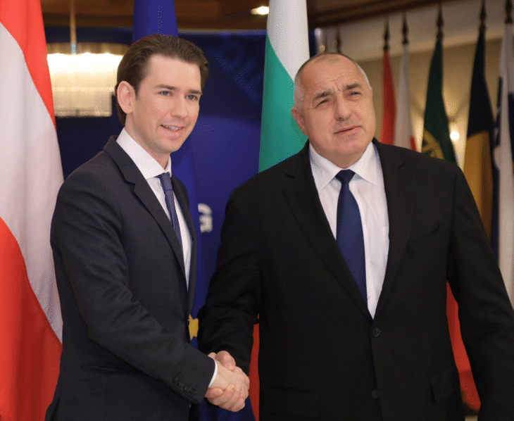 Министър-председателят Бойко Борисов проведе телефонен разговор с австрийския канцлер Себастиан