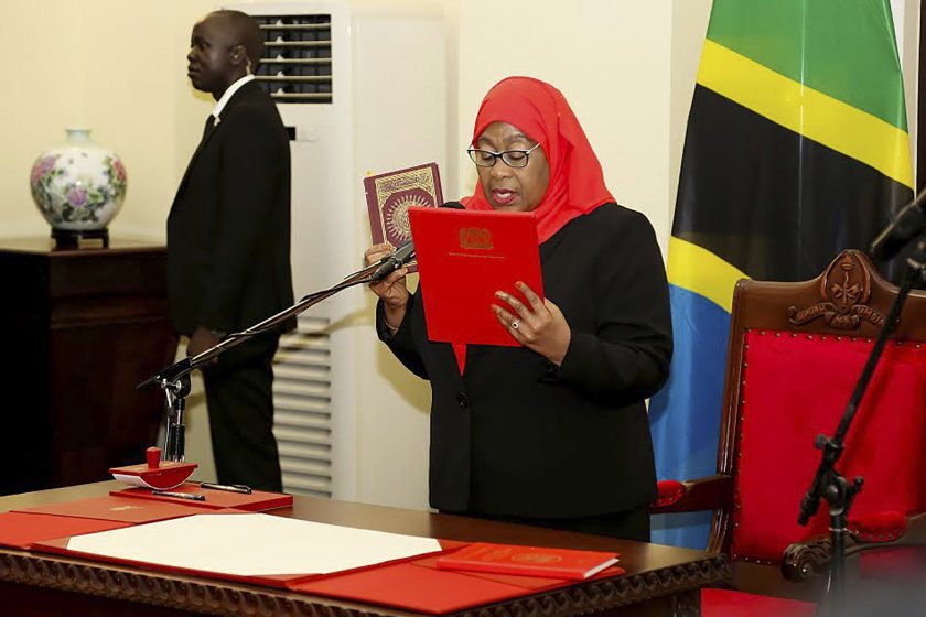 Досегашният вицепрезидент на Танзания Самиа Сулуху Хасан, ще заеме най-високото