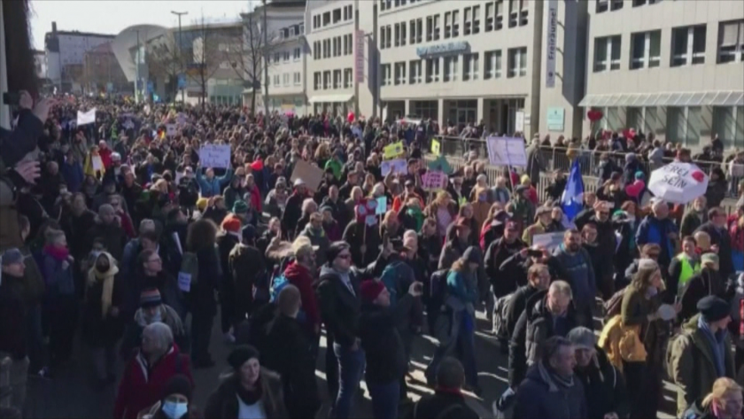 Протести срещу ограниченията на много места в Европа. 20 хиляди