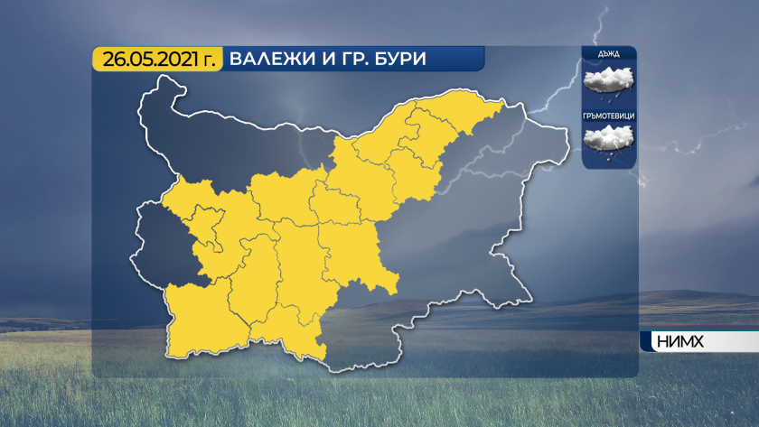 Валежи и условия за градушки
