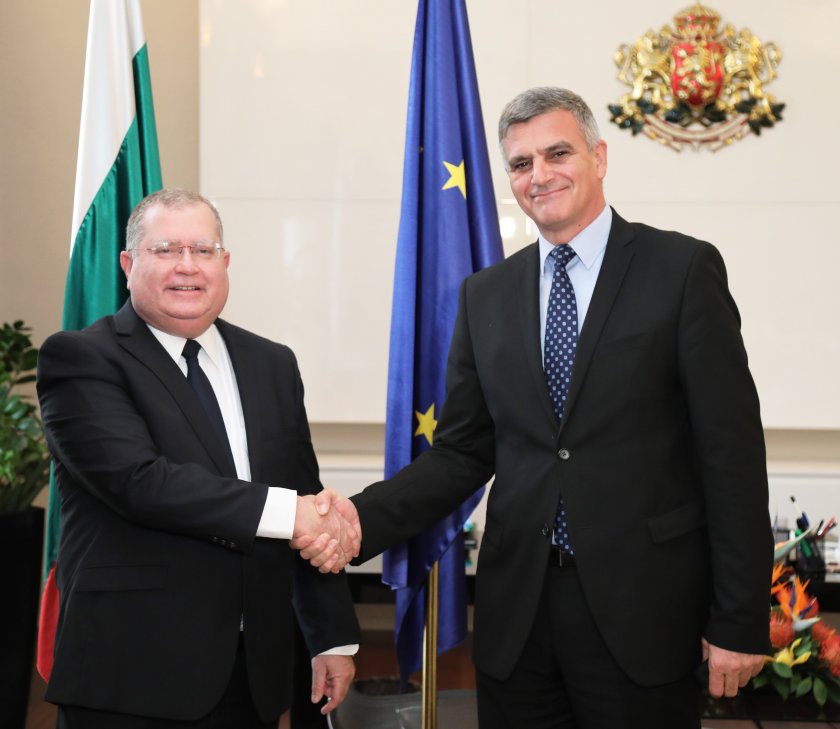 Министър-председателят Стефан Янев проведе среща с посланика на Израел Йорам