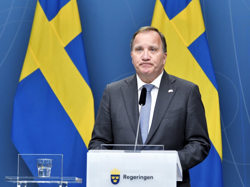 Правителствена криза в Швеция - кабинетът на премиер Стефан Льовен
