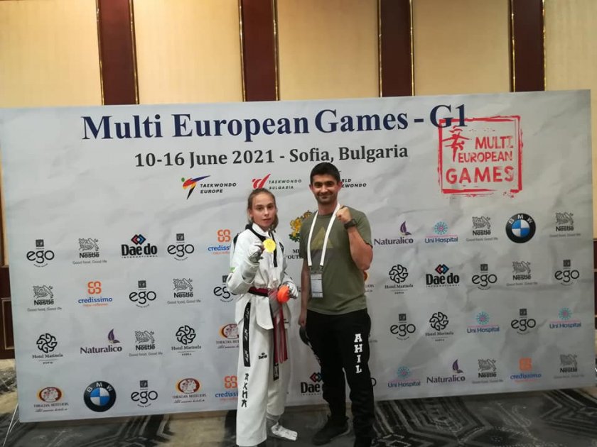 златен медал българия откриването мултиевропейското таекуондо