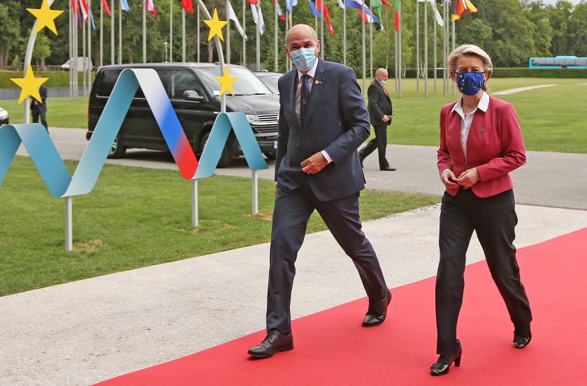 словения пое европредседателството фона критики премиера