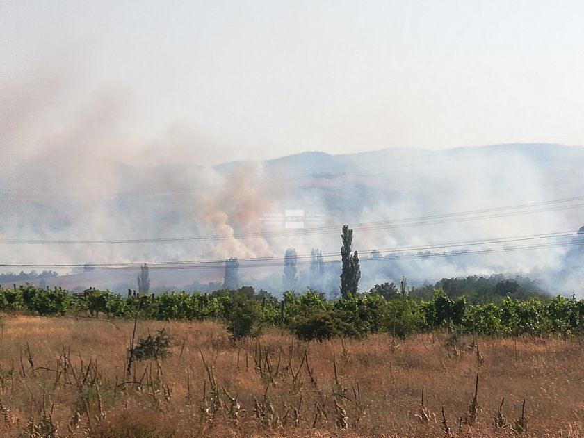 Локализират се огнищата на пожара в село Бучино, вече няма