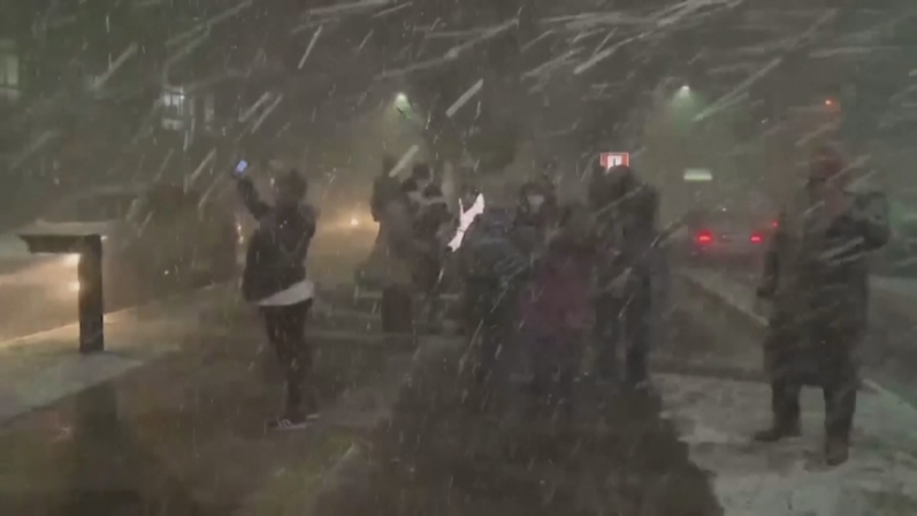 Необичайно: сняг заваля в Бразилия