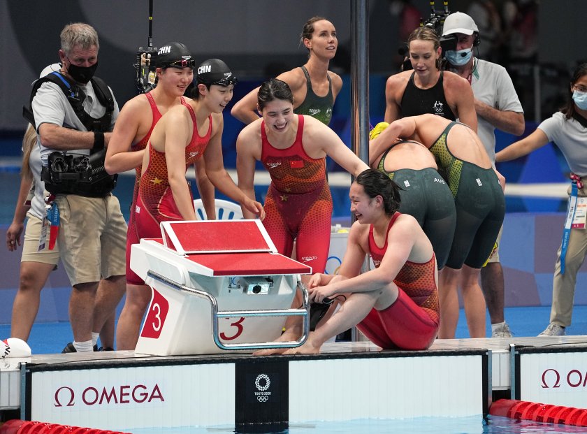 нов световен рекорд падна плувния басейн токио