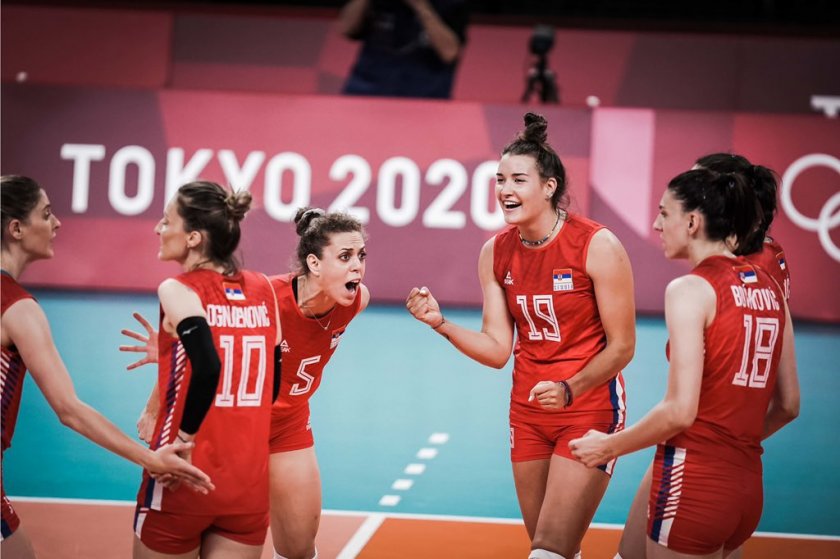 безупречна сърбия мина италия финал женския волейболен турнир
