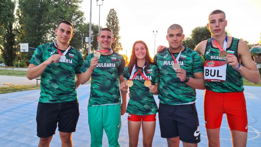 шест медала атлетите балканския шампионат кралево
