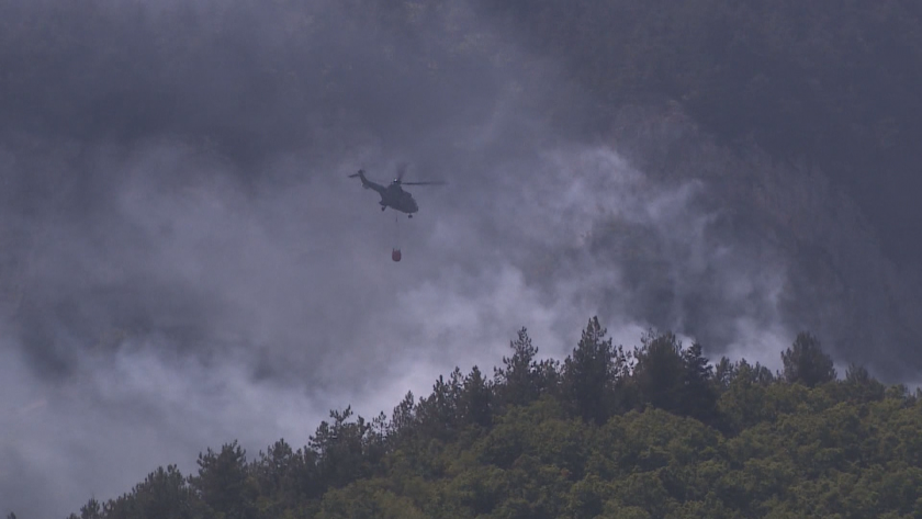 Вертолет Кугар от 24-та авиационна база-Крумово излетя в 12.30 часа