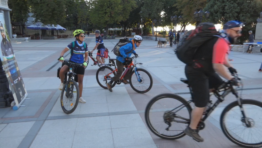 140 колоездачи потеглиха от Видин по най-дългия веломаршрут в България
