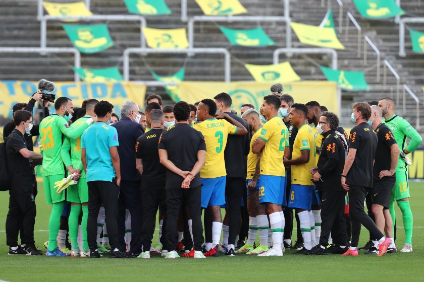 скандалът прекратения мач бразилия ndash аржентина разраства