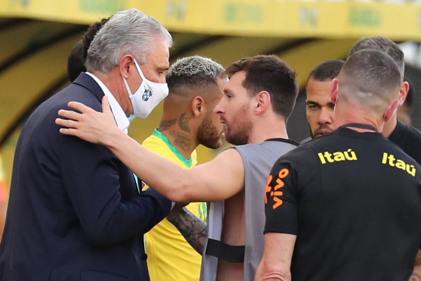 здравните власти прекъснаха бразилия аржентина депортират играчи