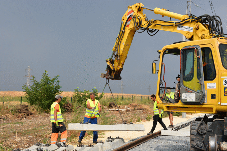 Реконструкцията на жп инфраструктурата между Русе и Каспичан ще позволява