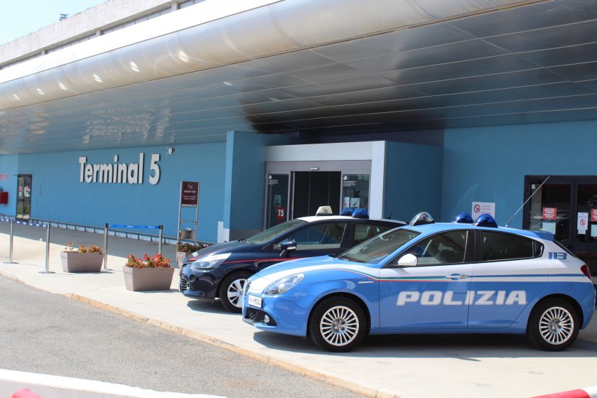 На летище Фиумичино в Рим е задържан заподозреният за кражба