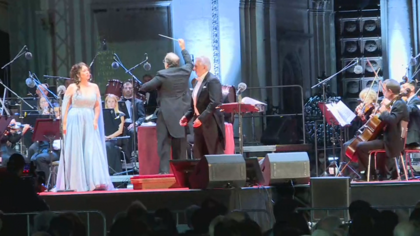 Соня Йончева и Пласидо Доминго пред българска публика в София