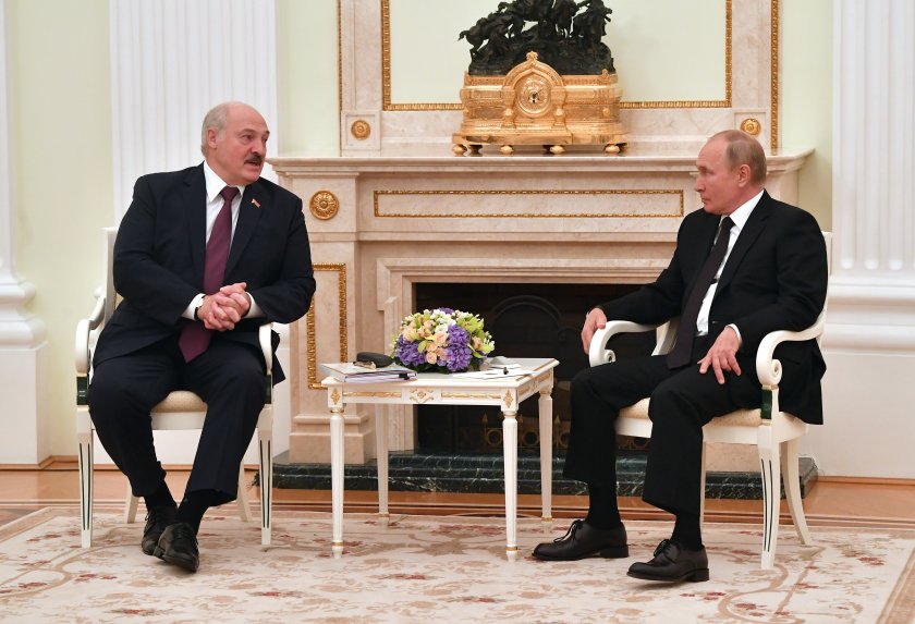 Президентът на Беларус Алексдандър Лукашенко е на посещение в Москва