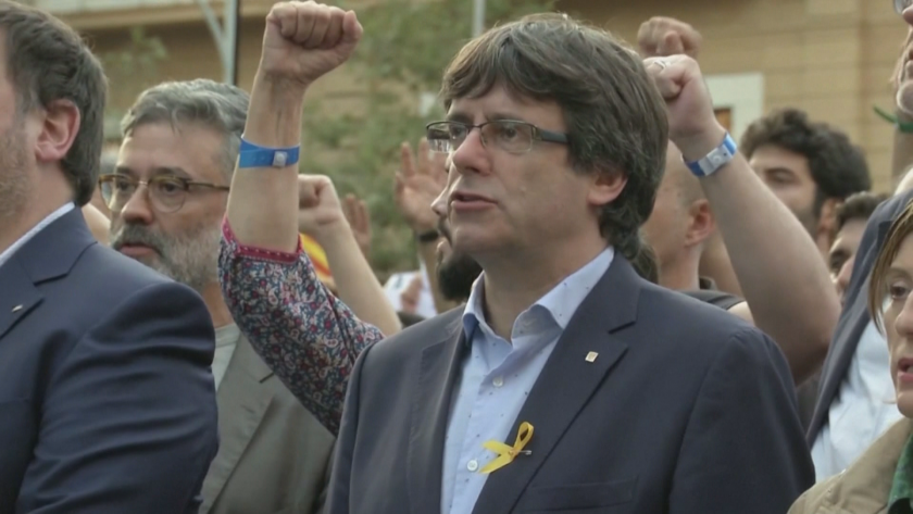 Лидерът на движението за независимост на Каталуния и евродепутат -