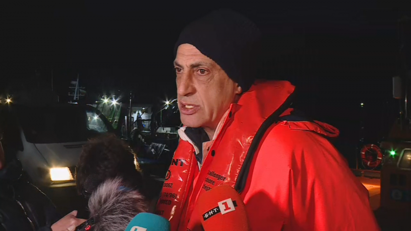 Директорът на Морска администрация к.д.п. Венцислав Иванов даде брифинг след