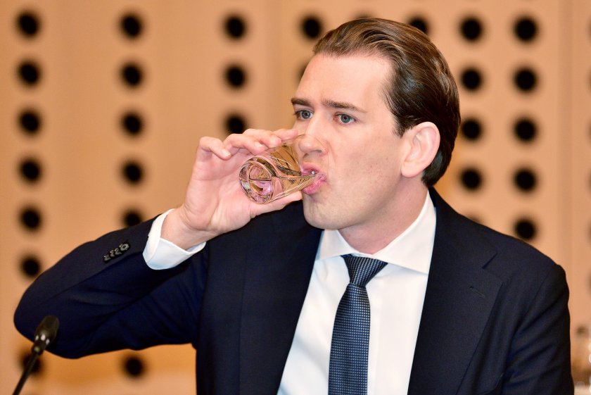 Австрийският канцлер и лидер на Австрийската народна партия Себастиан Курц