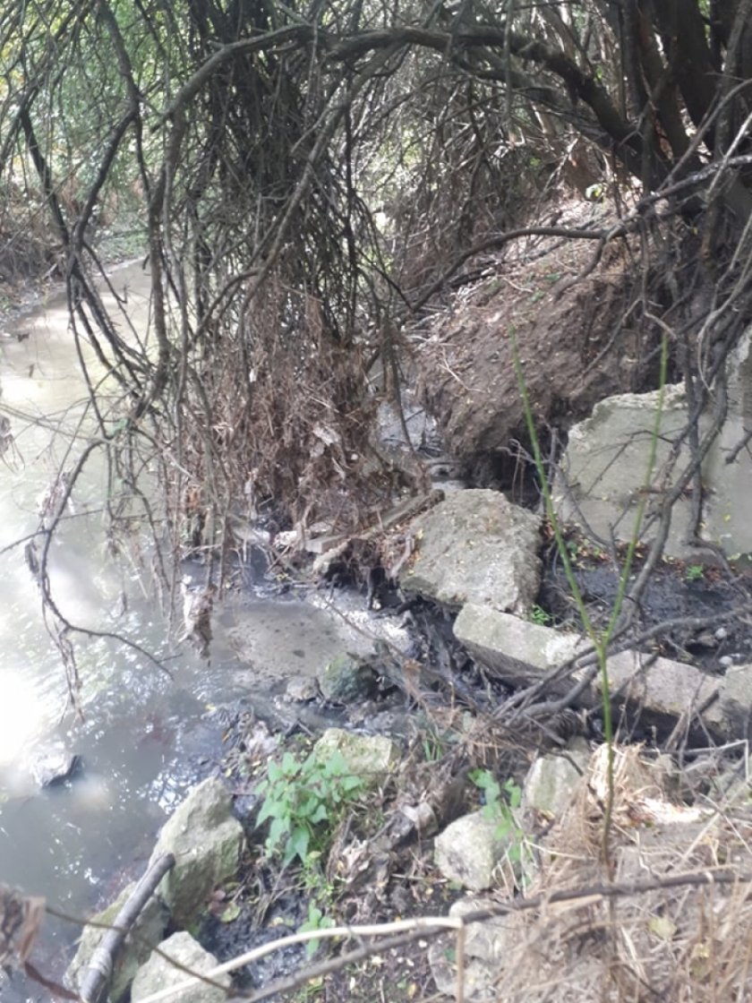 нерегламентирано заустване отпадъчни води замърсява река бели лом разград
