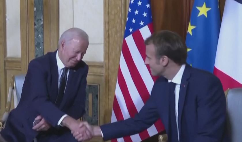 Срещата между президентите на Франция и Съединените щати - Еманюел