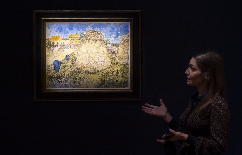 Картина на Винсент Ван Гог (1853-1890), открадната от нацистите по